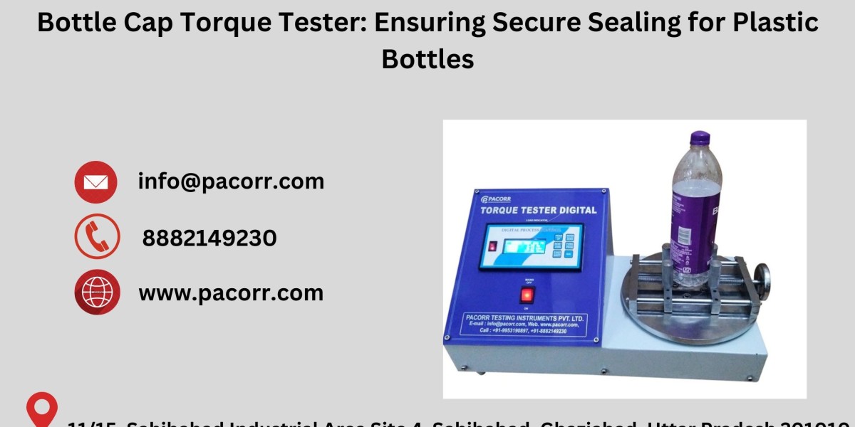 Innovative Solutions for Packaging: Discover the Features of the Bottle Cap Torque Tester